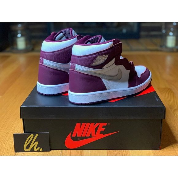 Sz 10 Air Jordan 1 Retro High "Bordeaux" - Picture 4 of 5
